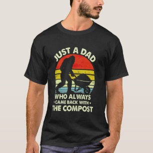 Funny Compost Sunset Design for Gardening Dads T-Shirt
