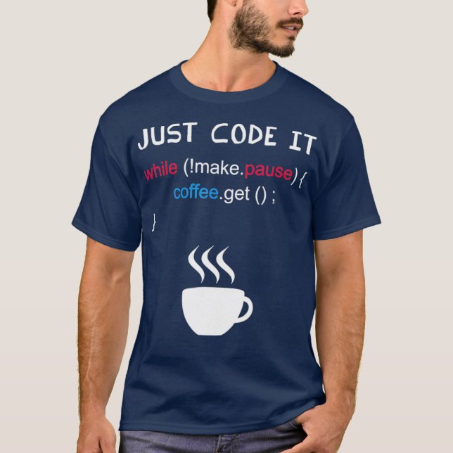 Funny Computer Coding Programming T-Shirt (Front)
