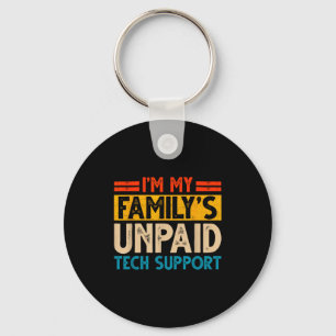 Funny Computer Engineer Tech Lover Geek Nerd Tech Keychain