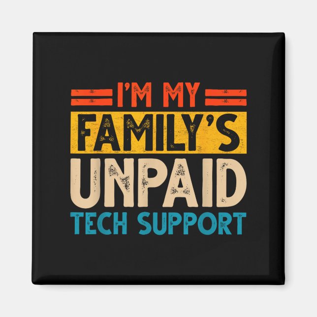 Funny Computer Engineer Tech Lover Geek Nerd Tech  Magnet (Front)