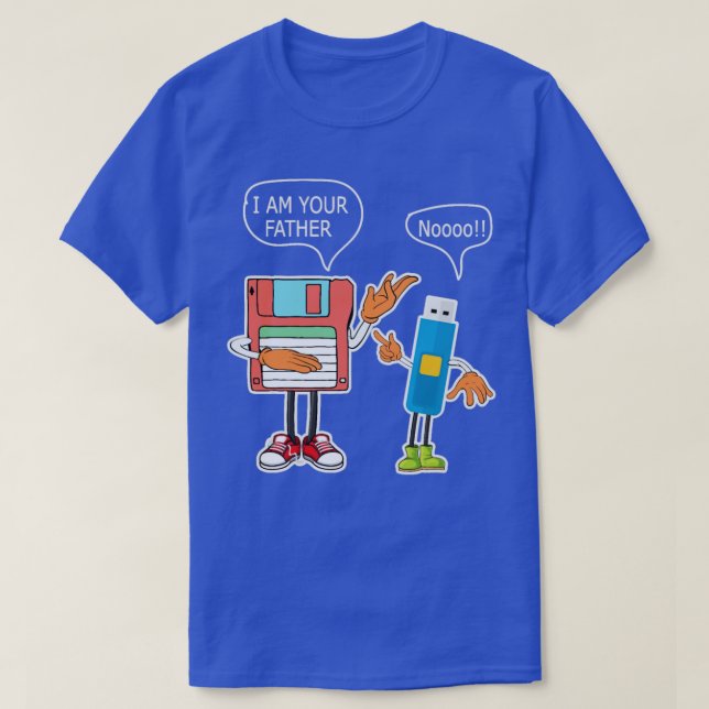 Funny Computer Engineering Father and Son  T-Shirt (Design Front)