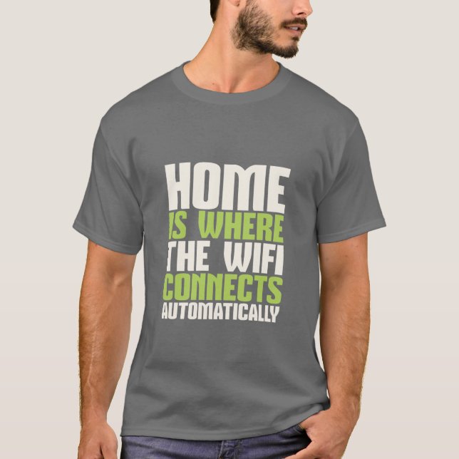 Funny Computer Geek and Nerd T-Shirt (Front)