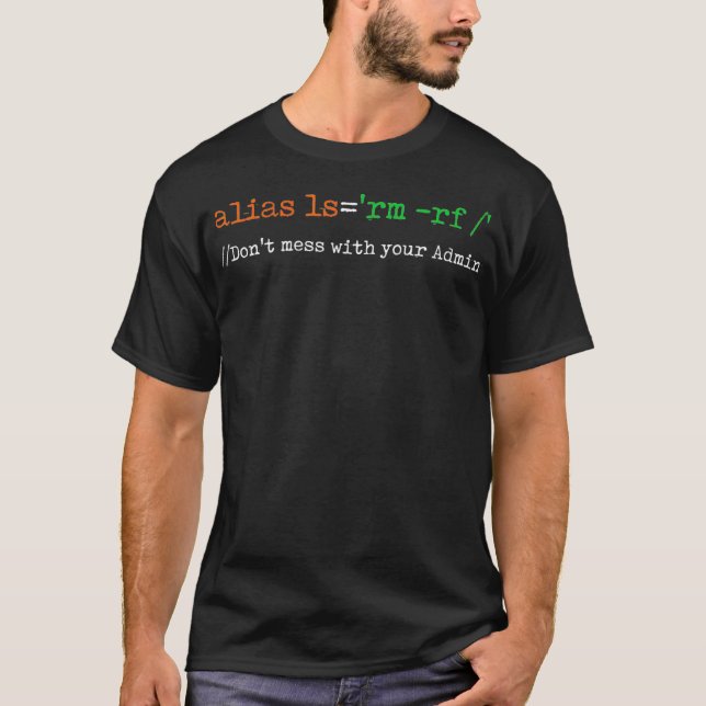 Funny Computer Nerd Gift Algorithm Debugger T-Shirt (Front)