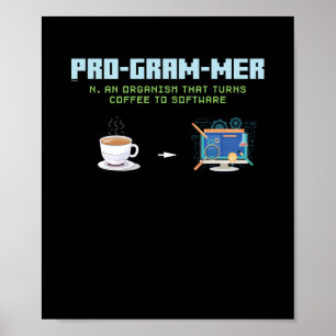 Funny Computer Programmer Poster