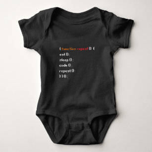 Funny Computer Science Coder Programmer Function Baby Bodysuit