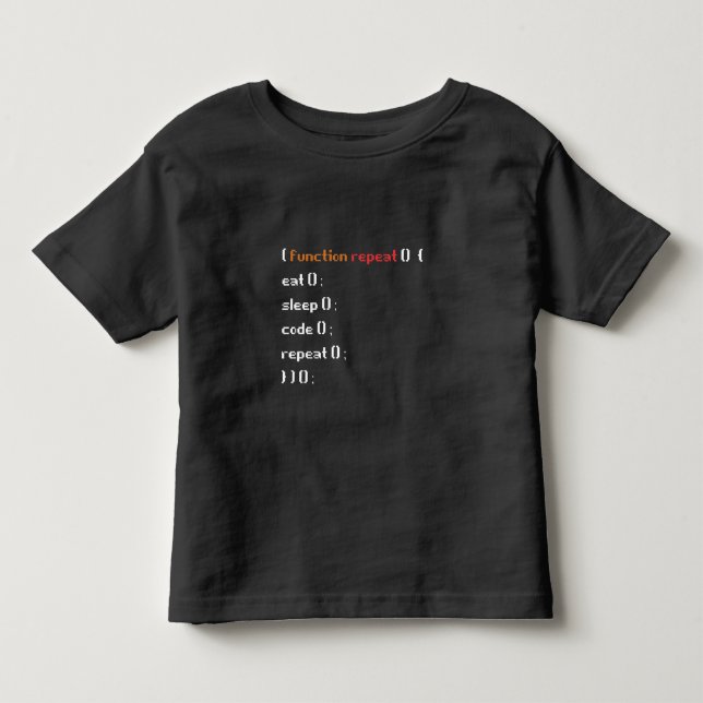 Funny Computer Science Coder Programmer Function Toddler T-shirt (Front)