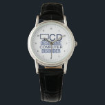 Funny Computer Science Geek Watch<br><div class="desc">A cool computer lab teacher gift for a tech geek. They already have all the techie stuff they need, so get them this awesome nerdy present. A funny OCD acronym for a programmer into computer science.</div>