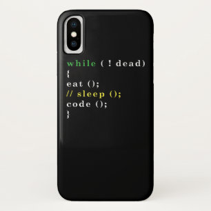 Funny Computer Science Programmer Eat Sleep Code Case-Mate iPhone Case