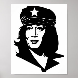Funny Comrade Kamala Harris Communist Commie Meme Poster