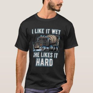 Funny Concrete Mixer Cement Mixer Truck Driver Pre T-Shirt