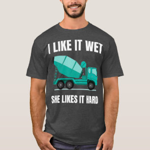 Funny Concrete Mixer  Cement Mixer Truck Driver T-Shirt