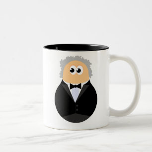 Funny Conductor Two-Tone Coffee Mug
