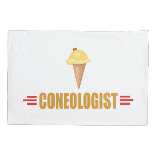 Funny Coneologist Ice Cream Pillowcase