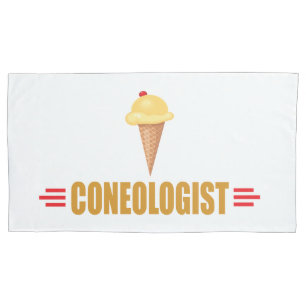 Funny Coneologist Ice Cream Pillowcase
