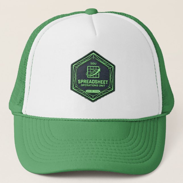 Funny Confidence Meme Trucker Cap (Front)