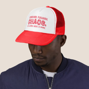 Funny CONFUSION. PARANOIA. CHAOS. Trucker Hat