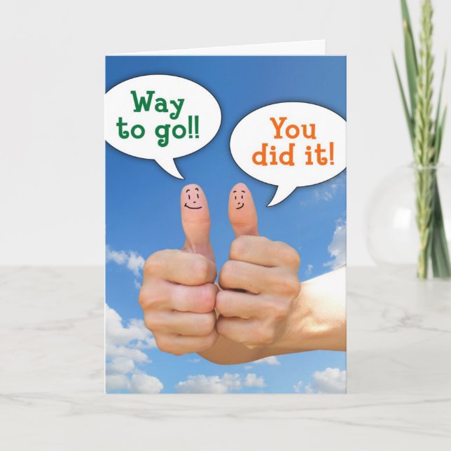 Funny Congratulations card (Front)