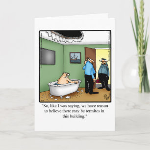 Funny Congratulations Condo / Apartment  Card 