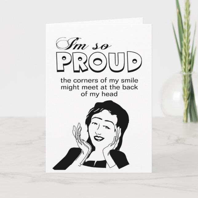 funny congratulations for graduation card (Front)
