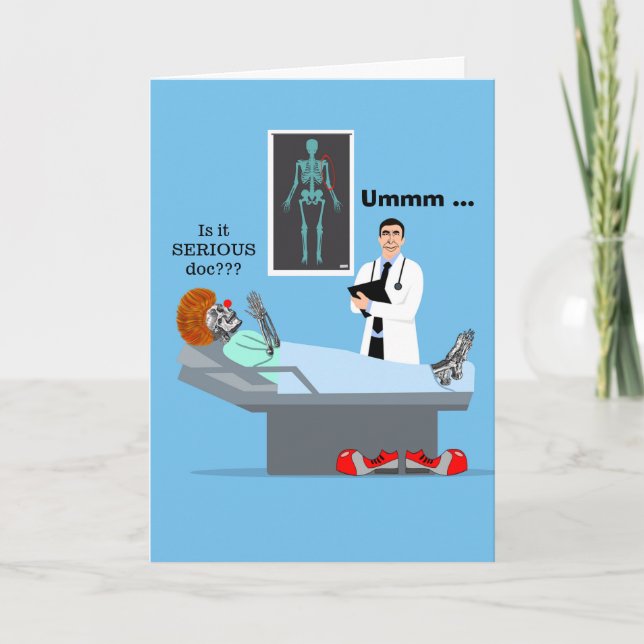 Funny Congratulations on Graduation in Radiology Card (Front)