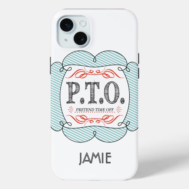 Funny Congratulations Promoted to Pretend Time Off Case-Mate iPhone Case (Back)