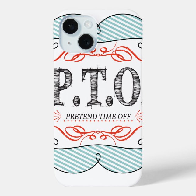 Funny Congratulations Promoted to Pretend Time Off Case-Mate iPhone Case (Back)