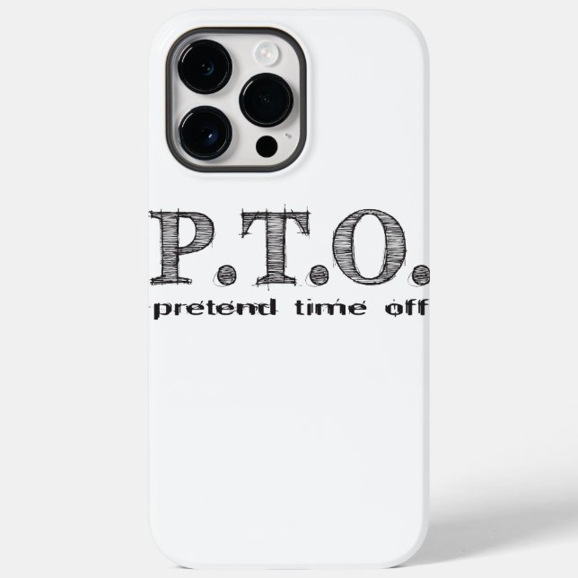 Funny Congratulations Promoted to Pretend Time Off Case-Mate iPhone Case (Back)