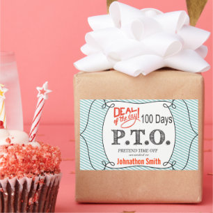 Funny Congratulations Promoted to Pretend Time Off Sticker