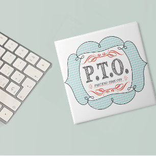 Funny Congratulations Promoted to Pretend Time Off Tile