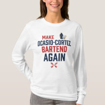 Funny Conservative AOC Bartender Political Humour