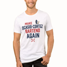 Funny Conservative AOC Bartender Political Humour