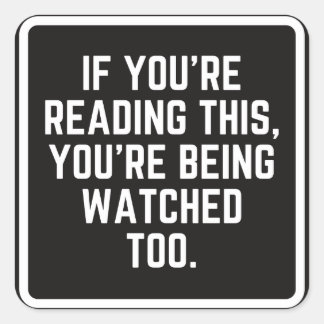 Funny Conspiracy Car Sticker