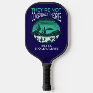 Funny Conspiracy Theory UFO  Pickleball Paddle