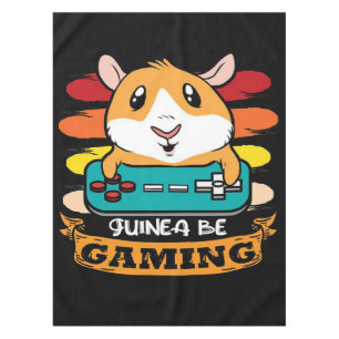 Funny Controller Guinea Pig Gift Lovers Tablecloth