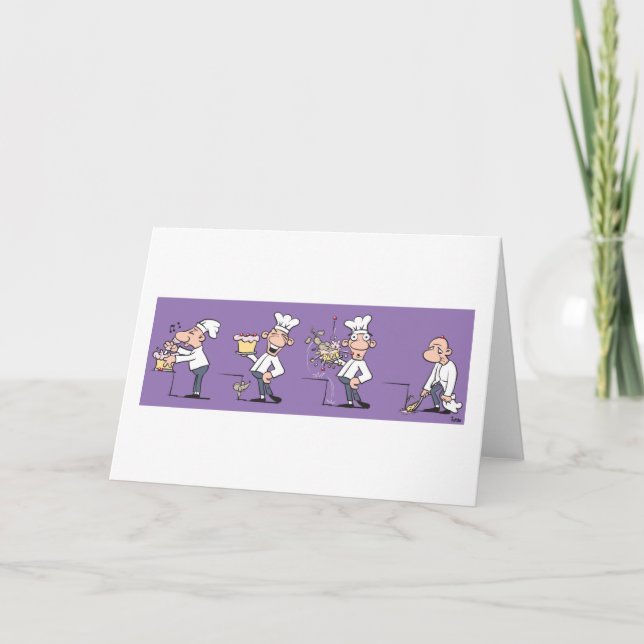 Funny Cook (Blank) Card (Front)