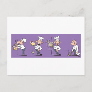 Funny Cook Postcard