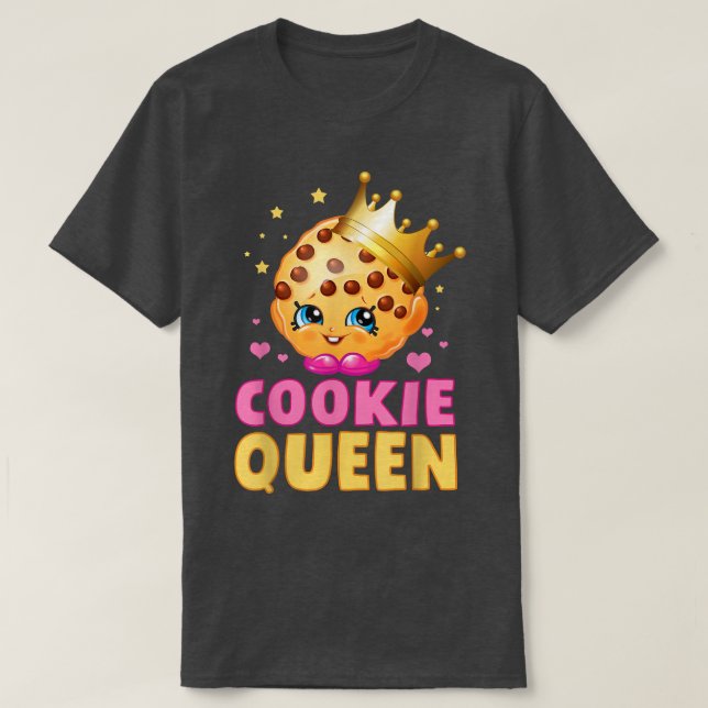 Funny Cookie Queen Gift For Men Cool Culinary Bake T-Shirt (Design Front)