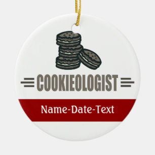 Funny Cookies Ceramic Ornament