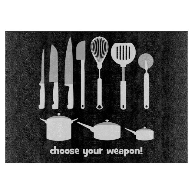 funny cooking cutting board (Front)