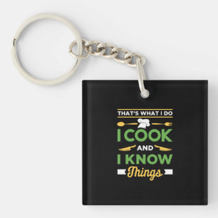 Funny Cooking Keychain