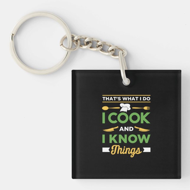 Funny Cooking Keychain (Front)