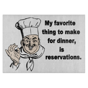 Funny cooking quote cutting board