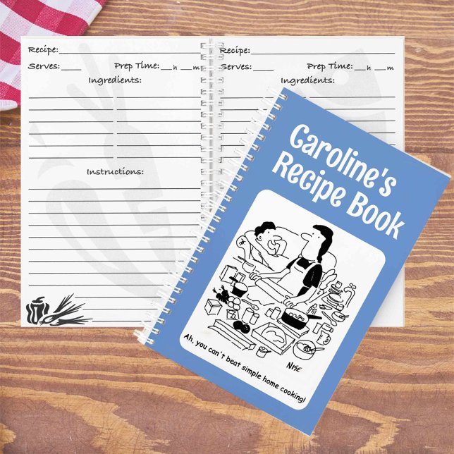 Funny Cook's Personalised Recipe Notebook (Creator Uploaded)