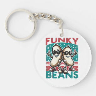 Funny Cool Beans Keychain