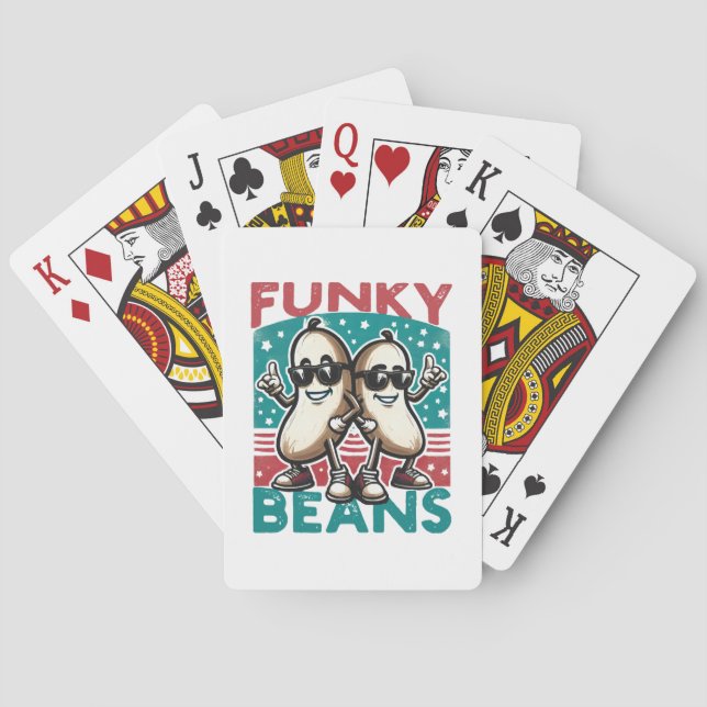 Funny Cool Beans Playing Cards (Back)