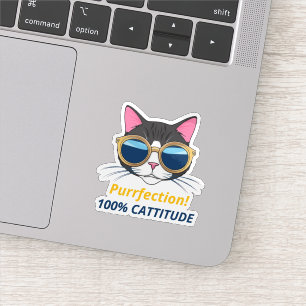 funny Cool Cat Purrfection
