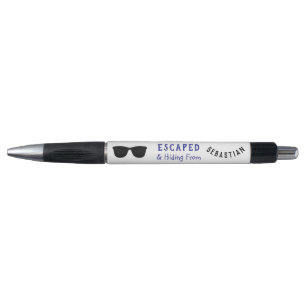 Funny Cool Quirky Escaped & Hiding Personalized Pen