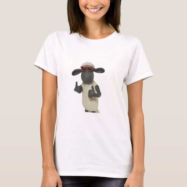 Funny cool Shaun the sheep shirts  (Front)