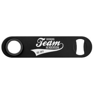 Funny Cool Sports Team Logo Custom Drinking Team Speed Bottle Opener