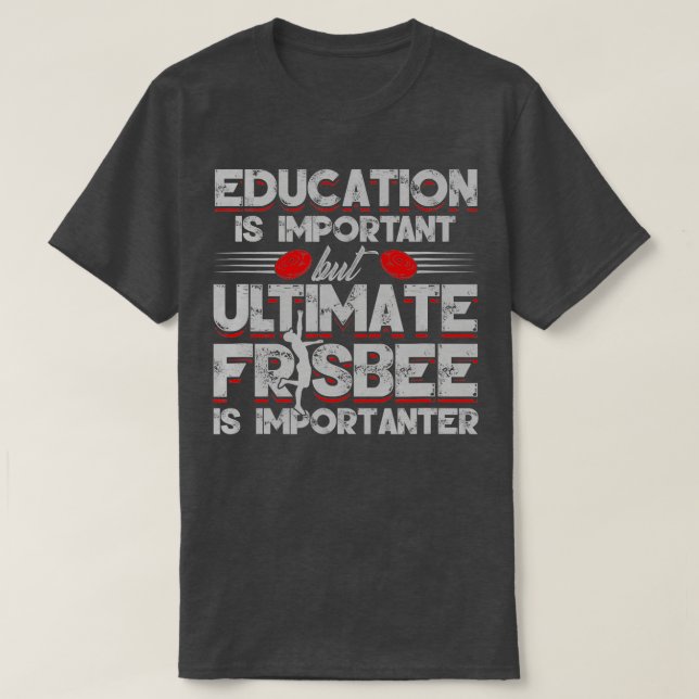 Funny Cool Ultimate Frisbee  Ultimate Player Gift  T-Shirt (Design Front)